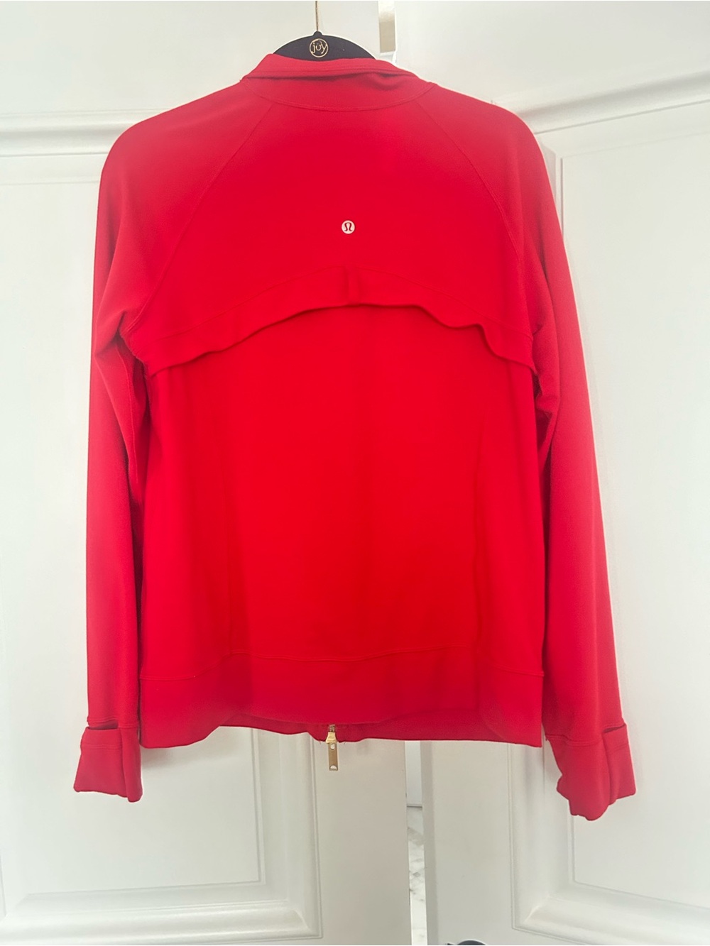 Lululemon Define Oxford Red Luon Track Jacket size 10 - Picture 11 of 13